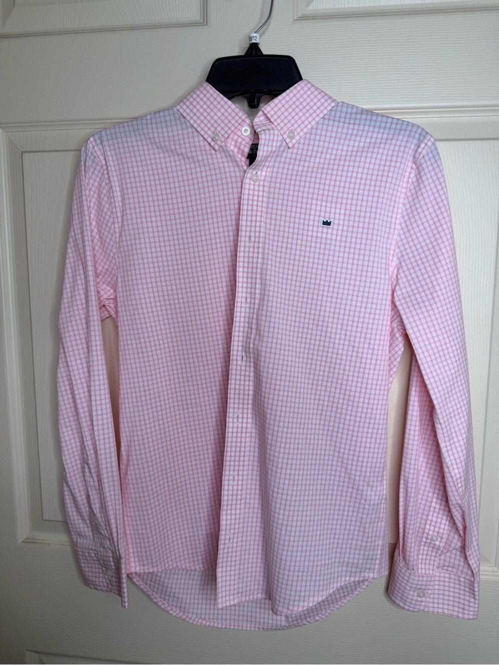 crown & ivy Pink Checked Button-Down Shirt